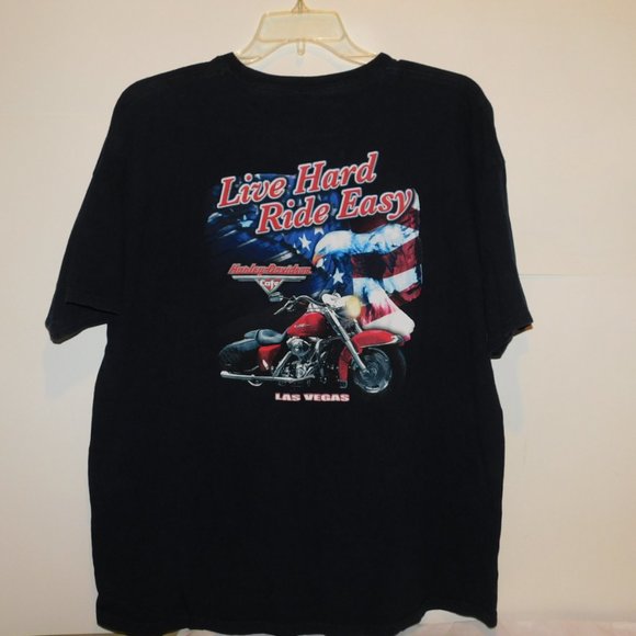 Harley Davidson Las Vegas Tee Shirt Size 2XL - Picture 2 of 4
